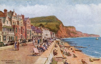 Esplanade, patrząc E, Sidmouth autorstwa Alfred Robert Quinton