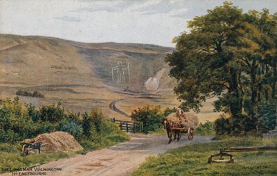 The Long Man, Wilmington, Eastbourne autorstwa Alfred Robert Quinton