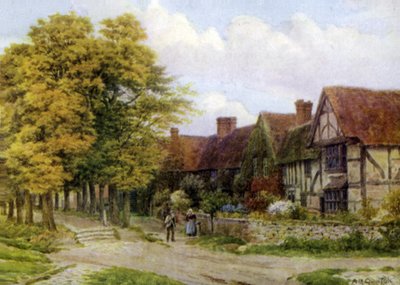 The Priory, Steventon, Berks (kolor lito) autorstwa Alfred Robert Quinton