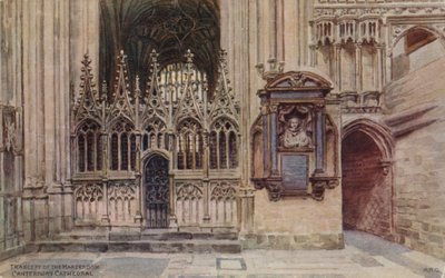Trancept Męczeństwa, Katedra w Canterbury autorstwa Alfred Robert Quinton