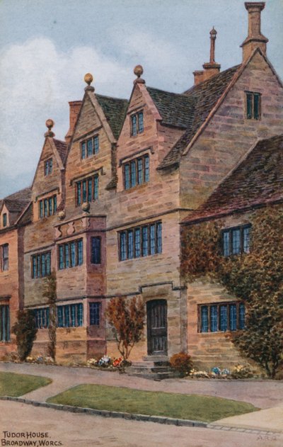 Tudor House, Broadway, Worcs autorstwa Alfred Robert Quinton