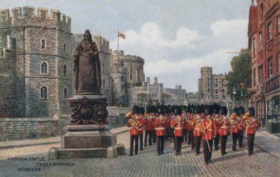 Statua Wiktorii, Castle Approach, Windsor autorstwa Alfred Robert Quinton