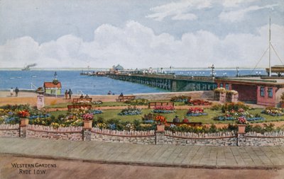 Western Gardens, Ryde IOW autorstwa Alfred Robert Quinton