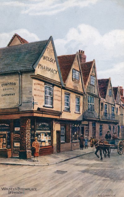 Miejsce urodzenia Wolseya, Ipswich autorstwa Alfred Robert Quinton