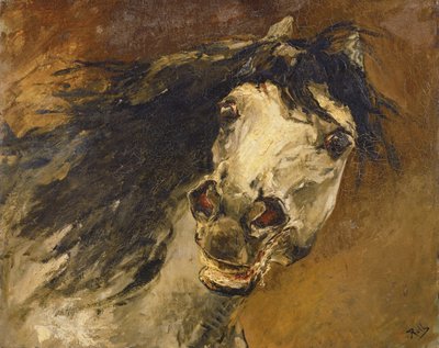Głowa konia autorstwa Alfred Roll