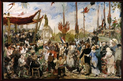 14 lipca 1880 (szkic olejny) autorstwa Alfred Roll