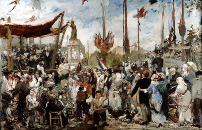 14 lipca 1880, koniec XIX i początek XX wieku. autorstwa Alfred Roll