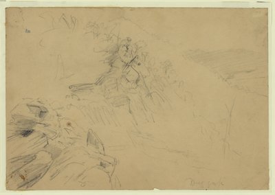 Wykopana przerwa autorstwa Alfred Rudolph Waud