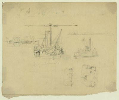 Pięć widoków Susquehanna i Ceres autorstwa Alfred Rudolph Waud