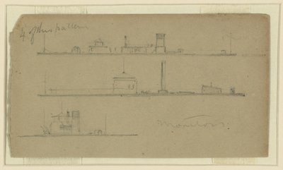 Monitory autorstwa Alfred Rudolph Waud