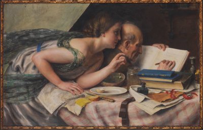 Poeta i jego muza, 1925. autorstwa Alfred Schwarzschild