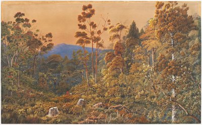 Złoty wieczór, wyspa Waiheke autorstwa Alfred Sharpe