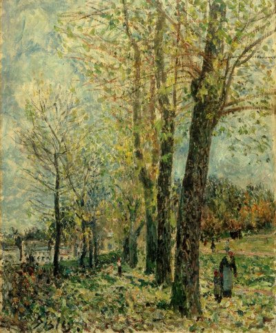 A.Sisley, Wieś w pobliżu Moret autorstwa Alfred Sisley