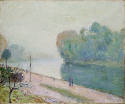 Zakręt rzeki Loing, 1896 autorstwa Alfred Sisley