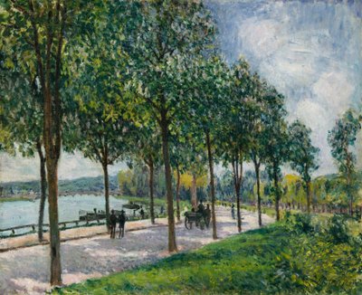 Aleja Kasztanowców, 1878. autorstwa Alfred Sisley
