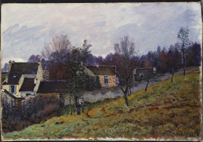 Jesień w Louveciennes, 1873 autorstwa Alfred Sisley