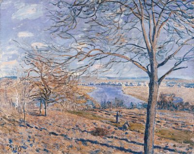 Banki Loingu autorstwa Alfred Sisley