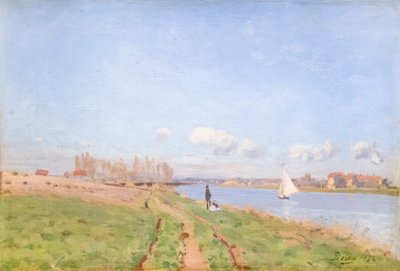 Brzegi Sekwany w Argenteuil autorstwa Alfred Sisley