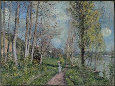 Brzegi Sekwany w By autorstwa Alfred Sisley