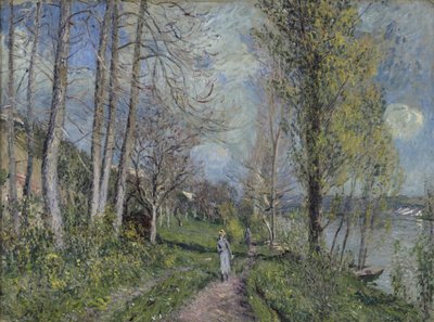 Brzegi Sekwany, ok. 1880-81 autorstwa Alfred Sisley