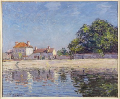 Brzegi Loing, Saint-Mammes autorstwa Alfred Sisley