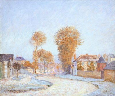 Pierwsze Mróz, 1876 autorstwa Alfred Sisley