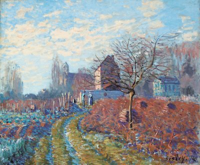 Biała Galaretka - Lato Saint-Martin, 1874 autorstwa Alfred Sisley