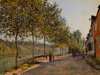 Czerwcowy poranek w Saint-Mammès autorstwa Alfred Sisley