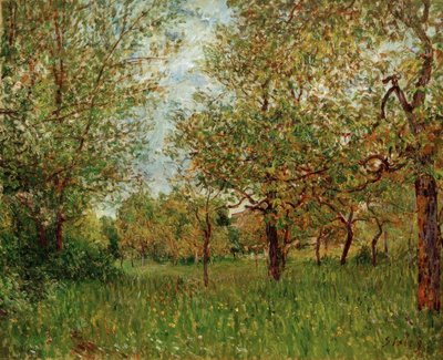 Mała łąka w By autorstwa Alfred Sisley