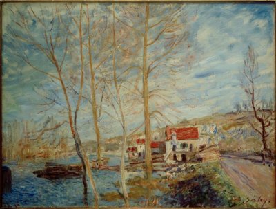 Powódź w Moret autorstwa Alfred Sisley