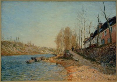 Biały Krzyż w Saint-Mammès autorstwa Alfred Sisley