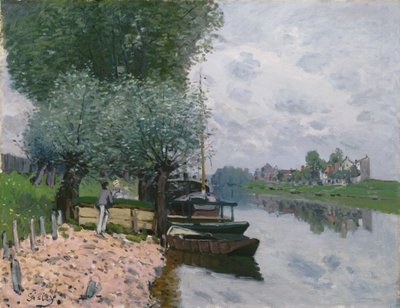 Sekwana w Bougival autorstwa Alfred Sisley