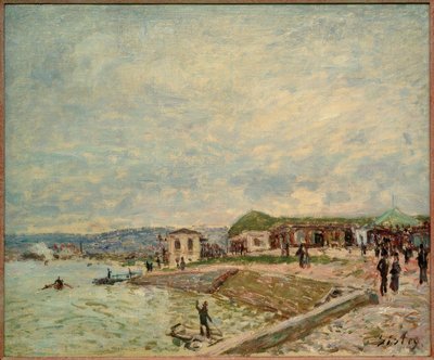 Sekwana w Point-du-Jour autorstwa Alfred Sisley