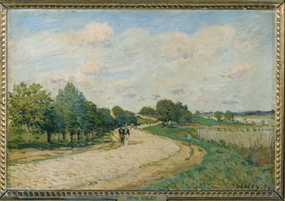 Droga do Mantes ... autorstwa Alfred Sisley