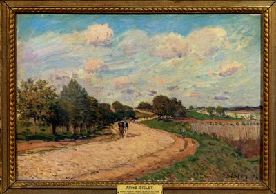 Droga do Mantes Obraz Alfreda Sisleya (1839-1899) 1874 Wymiary 0,38 x 0,55 m Paris Louvre Museum Obowiązkowa wzmianka: Donation Helene and Victor Lyon autorstwa Alfred Sisley