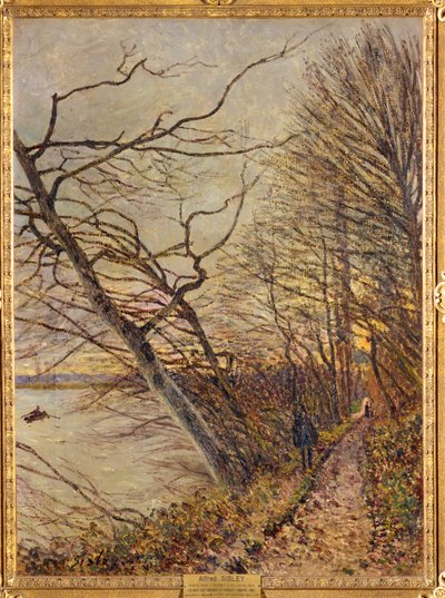 Le Bois des Roches, Veneux-Nadon ... autorstwa Alfred Sisley