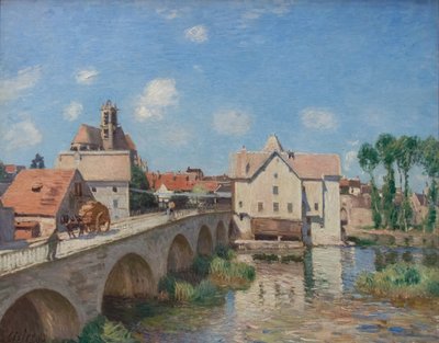 Most Moret autorstwa Alfred Sisley