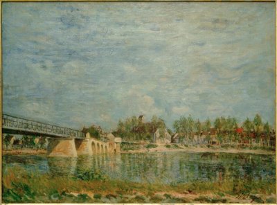 Most Saint-Mammès autorstwa Alfred Sisley