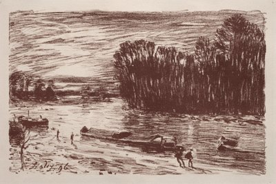 Na brzegach Loing autorstwa Alfred Sisley