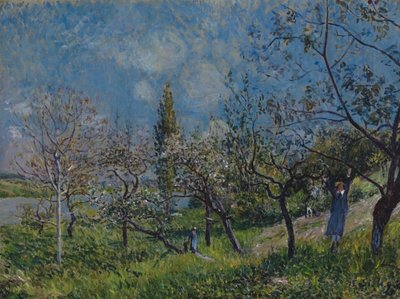 Sad na wiosnę autorstwa Alfred Sisley