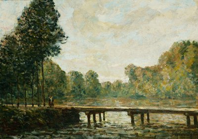 Mały most nad Orwanną, 1890 autorstwa Alfred Sisley