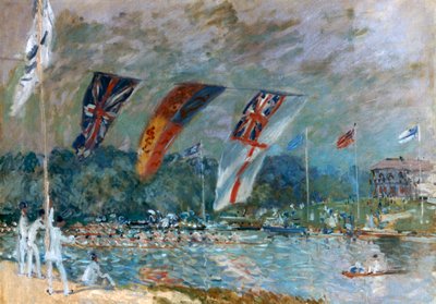Regaty w Molesey, 1874 autorstwa Alfred Sisley