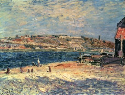 Brzegi rzeki w Saint-Mammes autorstwa Alfred Sisley