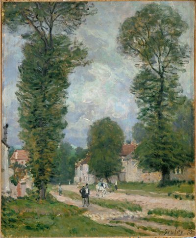Droga do Wersalu autorstwa Alfred Sisley