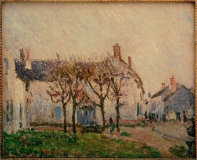 Ulica w Moret-sur-Loing autorstwa Alfred Sisley