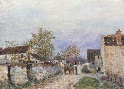Rue a Veneux, 1883 autorstwa Alfred Sisley