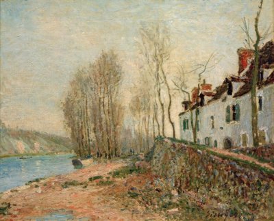 Saint-Mammes, La Croix-Blanche autorstwa Alfred Sisley
