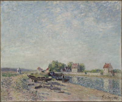 Saint-Mammes, Kanał Loing autorstwa Alfred Sisley