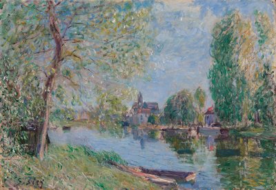 Wiosna w Moret-sur-Loing; Wiosna w Moret sur Loing, 1891 autorstwa Alfred Sisley