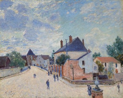 Ulica w Moret, ok. godz. 1890. autorstwa Alfred Sisley